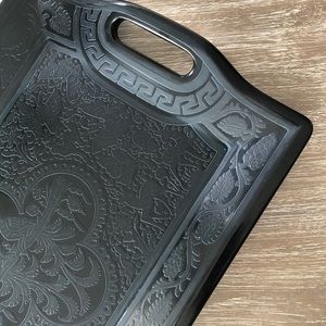 **SOLD** Auth OAK Black Wooden Olinala Mexican Try